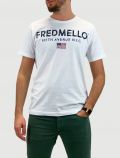 T-shirt manica corta Fred Mello - white - 0