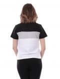 T-shirt manica corta sportiva Fila - bianco nero - 4
