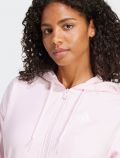 Felpa sportiva aperta Adidas - rosa - 1