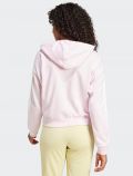 Felpa sportiva aperta Adidas - rosa - 4