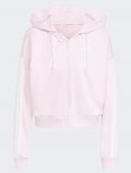 Felpa sportiva aperta Adidas - rosa - 5
