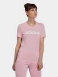 T-shirt manica corta sportiva Adidas - rosa - 0