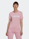 T-shirt manica corta sportiva Adidas - rosa - 1