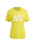 T-shirt manica corta sportiva Adidas - yellow - 3