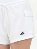 Pantalone corto sportivo Adidas - bianco - 1