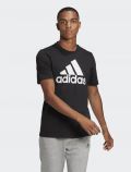 T-shirt manica corta sportiva Adidas - black - 0