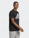 T-shirt manica corta sportiva Adidas - black - 2