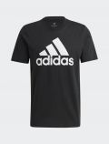 T-shirt manica corta sportiva Adidas - black - 4