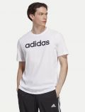 T-shirt manica corta sportiva Adidas - bianco - 0