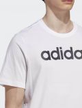 T-shirt manica corta sportiva Adidas - bianco - 1