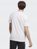 T-shirt manica corta sportiva Adidas - bianco - 2