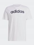 T-shirt manica corta sportiva Adidas - bianco - 3