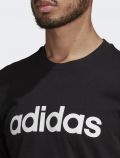 T-shirt manica corta sportiva Adidas - black - 1