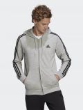 Felpa sportiva aperta Adidas - grey - 0