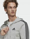 Felpa sportiva aperta Adidas - grey - 1