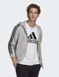 Felpa sportiva aperta Adidas - grey - 4