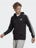 Felpa sportiva aperta Adidas - black - 0