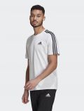 T-shirt manica corta sportiva Adidas - white - 0