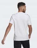 T-shirt manica corta sportiva Adidas - white - 3