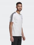 T-shirt manica corta sportiva Adidas - white - 4