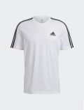 T-shirt manica corta sportiva Adidas - white - 5