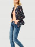 Maglia in felpa aperta - deep blue - 0
