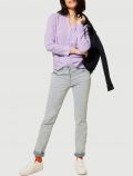 Camicia manica lunga casual - violetta - 2