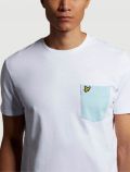 T-shirt manica corta Lyle&scott - bianco - 1