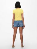 T-shirt manica corta Only - giallo - 1