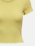 T-shirt manica corta Only - giallo - 3
