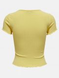 T-shirt manica corta Only - giallo - 4