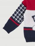 Pullover manica lunga Chicco - rosso bianco - 3