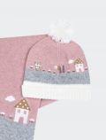 Sciarpa e berretto Chicco - rosa grigio - 1