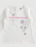 T-shirt manica lunga I Do - panna - 1