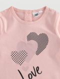 T-shirt manica lunga I Do - rosa - 1