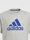 T-shirt manica corta sportiva Adidas - bianco - 1