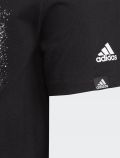 T-shirt manica corta sportiva Adidas - black - 1