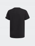 T-shirt manica corta sportiva Adidas - black - 4