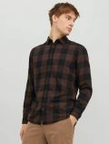 Camicia manica lunga casual Jack & Jones - brown - 0