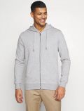 Maglia in felpa aperta Jack & Jones - light grey melange - 0