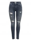 Pantalone jeans Only - blu grigio - 5