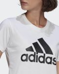 T-shirt manica corta sportiva Adidas - bianco - 1