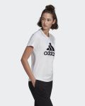 T-shirt manica corta sportiva Adidas - bianco - 2