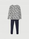 Pigiama lungo Name It - grey melange - 1