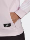 Felpa sportiva aperta Adidas - rosa - 1