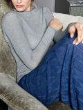Maglia manica lunga in lana Sublyme - grigio - 1