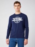 T-shirt manica lunga Wrangler - blu - 0