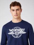 T-shirt manica lunga Wrangler - blu - 1