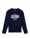 T-shirt manica lunga Wrangler - blu - 3