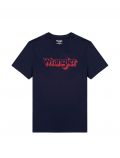 T-shirt manica corta Wrangler - navy - 3